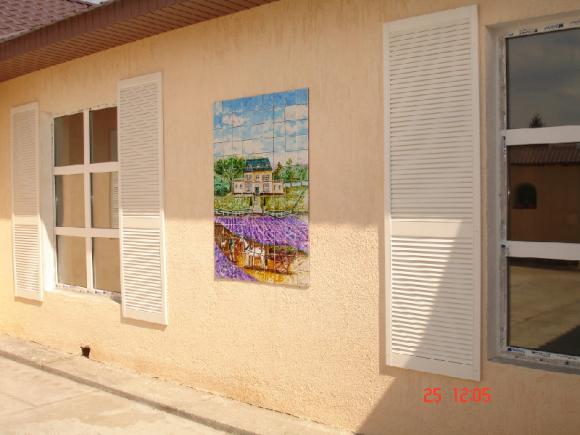 Панно на стене